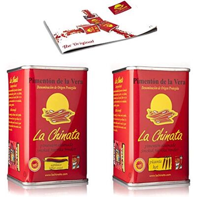 La Chinata Paprika Fumé pack Aigre-Doux 160g et 160g Piquant - Publicité La Chinata Paprika Fumé pack Aigre-Doux 160g et 160g Piquant - Publicité