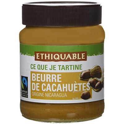 ETHIQUABLE Beurre de Cacahuètes Equitable Nicaragua/Malawi 350 g Max Havelaar - Publicité ETHIQUABLE Beurre de Cacahuètes Equitable Nicaragua/Malawi 350 g Max Havelaar - Publicité