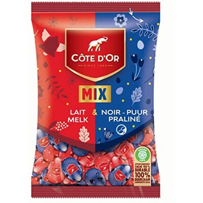 Milka Côte d'Or Petits Œufs Mix Assortiment d'Œufs en Chocolat de Pâques Chocolat au Lait et Chocolat Noir Praliné Idée Cadeau Chocolat à Offrir 1 Sachet 350 g - Publicité Milka Côte d'Or Petits Œufs Mix Assortiment d'Œufs en Chocolat de Pâques Chocolat au Lait et Chocolat Noir Praliné Idée Cadeau Chocolat à Offrir 1 Sachet 350 g - Publicité