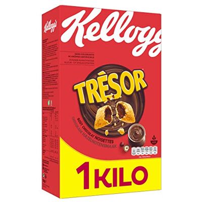 Kellogg's Céréales Trésor Chocolat Noisette 1 kg - Publicité Kellogg's Céréales Trésor Chocolat Noisette 1 kg - Publicité