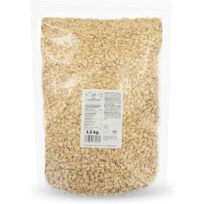 KoRo Gros flocons d’avoine bio 2,5 kg Polyvalents en cuisine Source de protéines et riches en fibres Sans additifs - Publicité KoRo Gros flocons d’avoine bio 2,5 kg Polyvalents en cuisine Source de protéines et riches en fibres Sans additifs - Publicité
