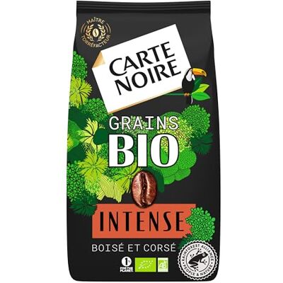 Carte Noire Café Grain Bio Intense Intensité 9 Paquet de 1 kg - Publicité Carte Noire Café Grain Bio Intense Intensité 9 Paquet de 1 kg - Publicité