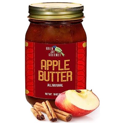 Green Jay Gourmet Beurre de pomme Pâte au beurre de fruits classique 540 ml - Publicité Green Jay Gourmet Beurre de pomme Pâte au beurre de fruits classique 540 ml - Publicité