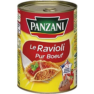 PANZANI Le Ravioli Pur Boeuf 400g (lot de 12) - Publicité PANZANI Le Ravioli Pur Boeuf 400g (lot de 12) - Publicité