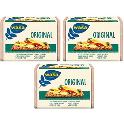 Italian Gourmet E.R. Wasa Original Lot de 3 crackers avec 100 % farine de seigle, tranches croustillantes avec farine de seigle entier, riches en fibres, 275 g + boîte italienne Gourmet Polpa di Pomodoro 400 g - Publicité Italian Gourmet E.R. Wasa Original Lot de 3 crackers avec 100 % farine de seigle, tranches croustillantes avec farine de seigle entier, riches en fibres, 275 g + boîte italienne Gourmet Polpa di Pomodoro 400 g - Publicité