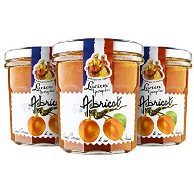 LUCIEN GEORGELIN Préparation d'Abricot le lot de 3 pots de 320g - Publicité LUCIEN GEORGELIN Préparation d'Abricot le lot de 3 pots de 320g - Publicité