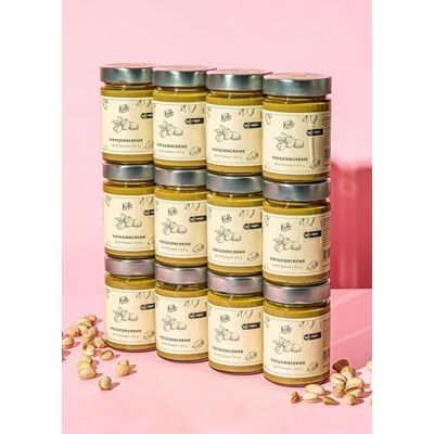 KoRo Pâte à tartiner avec 60% de pistaches vegan 12 x 350 g - Publicité KoRo Pâte à tartiner avec 60% de pistaches vegan 12 x 350 g - Publicité