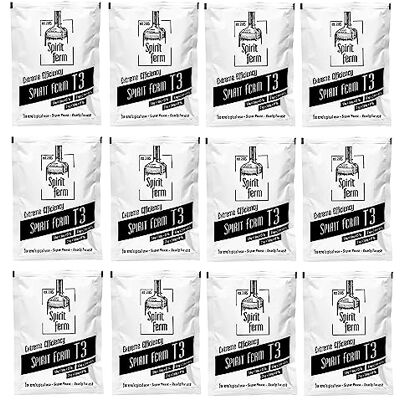 AlcoFermBrew 12 x Turbo Levure Turbo 3 125g T3, Levure pour la fermentation du sucre et des fruits, Distillateurs Levure, Levure Rapide, Gnôle Alcool - Publicité AlcoFermBrew 12 x Turbo Levure Turbo 3 125g T3, Levure pour la fermentation du sucre et des fruits, Distillateurs Levure, Levure Rapide, Gnôle Alcool - Publicité