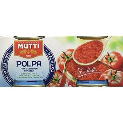 Mutti Pulpe de Tomates Fine Conserves 2x210 g - Publicité Mutti Pulpe de Tomates Fine Conserves 2x210 g - Publicité