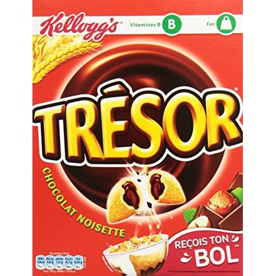Kellogg's Céréales Trésor Chocolat Noisette 400 g - Publicité Kellogg's Céréales Trésor Chocolat Noisette 400 g - Publicité