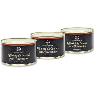 Cellier du Périgord Lot de 3 Effilochés de Canard pour Parmentier 400 g soit 1200 g - Publicité Cellier du Périgord Lot de 3 Effilochés de Canard pour Parmentier 400 g soit 1200 g - Publicité