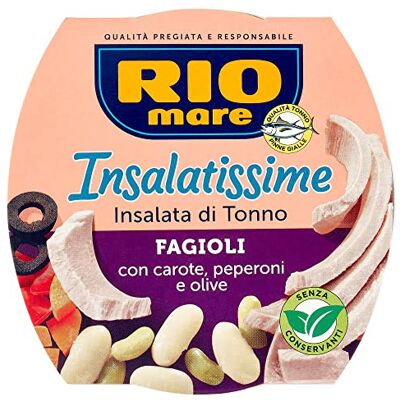 Rio Insalatissime Fagioli Lot de 9 x 160 g - Publicité Rio Insalatissime Fagioli Lot de 9 x 160 g - Publicité
