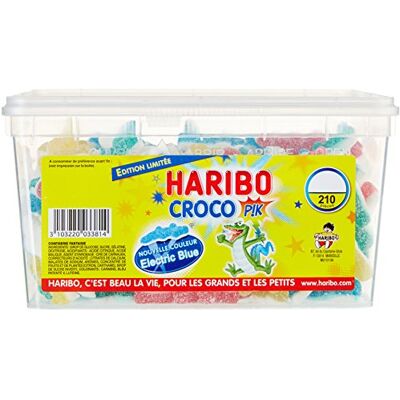 HARIBO Bonbon Gélifié Croco Pik x 210 Pièces 1,28 kg - Publicité HARIBO Bonbon Gélifié Croco Pik x 210 Pièces 1,28 kg - Publicité