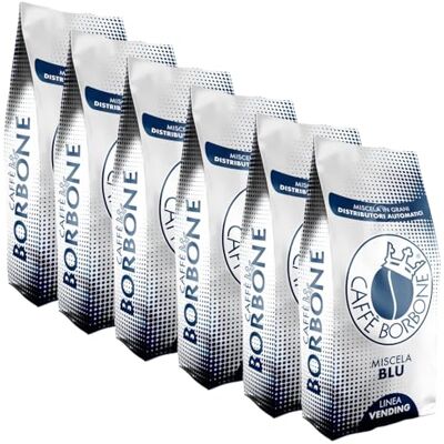 Caffè Borbone Café en grains mélange BLEU 1 kg x 6 - Publicité Caffè Borbone Café en grains mélange BLEU 1 kg x 6 - Publicité