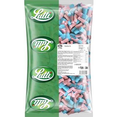 Lutti Les Bonbons qui Pétillent Bubblizz, XL, 3 kg - Publicité Lutti Les Bonbons qui Pétillent Bubblizz, XL, 3 kg - Publicité