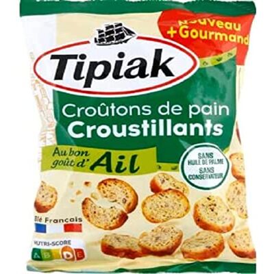 Tipiak Crouton Ail, Le paquet de 75g - Publicité Tipiak Crouton Ail, Le paquet de 75g - Publicité