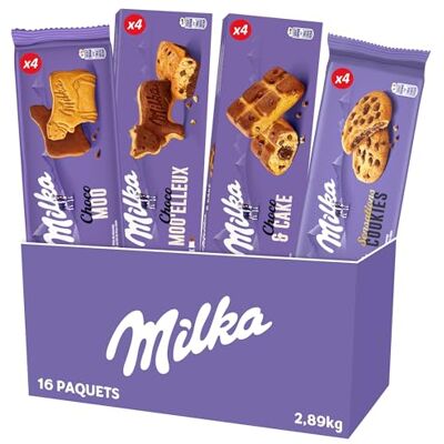 Milka La Grande Boîte Assortiment Gâteaux Chocolat au Lait 1x2,89kg - Publicité Milka La Grande Boîte Assortiment Gâteaux Chocolat au Lait 1x2,89kg - Publicité
