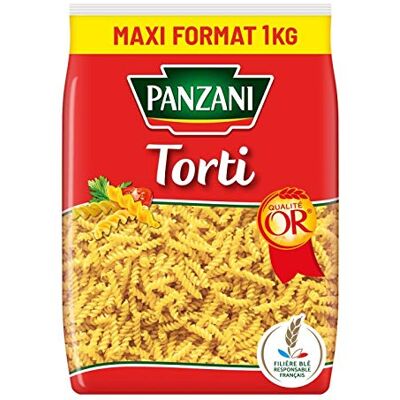 PANZANI Pates Torti 1Kg Lot De 4 Livraison Gratuite - Publicité PANZANI Pates Torti 1Kg Lot De 4 Livraison Gratuite - Publicité
