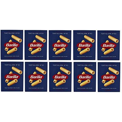 Barilla 10 X tortiglioni No. 83 Italian Pâte 500 G Pack - Publicité Barilla 10 X tortiglioni No. 83 Italian Pâte 500 G Pack - Publicité