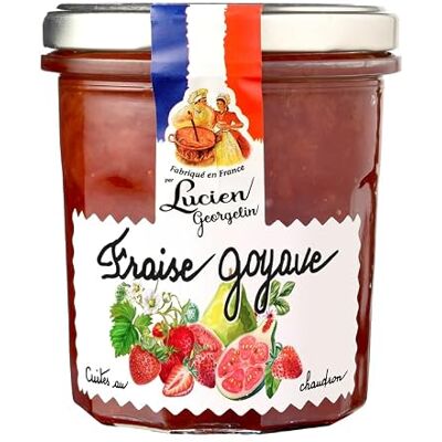 LUCIEN GEORGELIN Préparation de fruits Fraise Goyave le bocal de 320g - Publicité LUCIEN GEORGELIN Préparation de fruits Fraise Goyave le bocal de 320g - Publicité