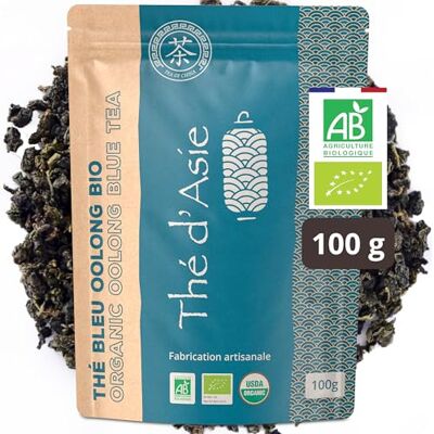 Khla Thé Bleu Oolong Bio 100 g Sachet Vrac Thé Chaud ou Glacé Biologique Minceur Perte de Poids Régime Feuilles Séchées Thé d’Asie Origine Chine Tisane & Infusion - Publicité Khla Thé Bleu Oolong Bio 100 g Sachet Vrac Thé Chaud ou Glacé Biologique Minceur Perte de Poids Régime Feuilles Séchées Thé d’Asie Origine Chine Tisane & Infusion - Publicité