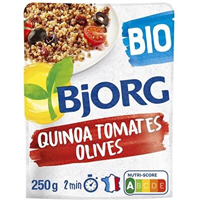 BJORG Quinoa Tomate Olive 250G Lot De 4 Offre Special - Publicité BJORG Quinoa Tomate Olive 250G Lot De 4 Offre Special - Publicité