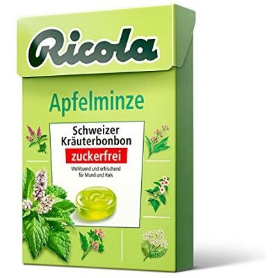 Ricola o.Z.Box Bonbons à pommes 50 g - Publicité Ricola o.Z.Box Bonbons à pommes 50 g - Publicité