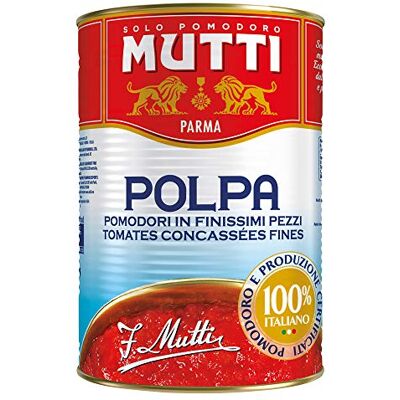 Mutti polpa finissima confezione da 4.05 kg chilogrammi (1000010171) - Publicité Mutti polpa finissima confezione da 4.05 kg chilogrammi (1000010171) - Publicité