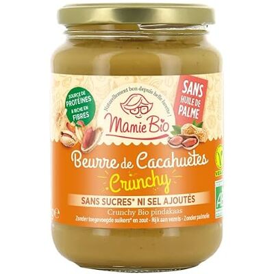 Epicerie Mamie Bio Beurre de cacahuète crunchy 500g Vendu par unité - Publicité Epicerie Mamie Bio Beurre de cacahuète crunchy 500g Vendu par unité - Publicité