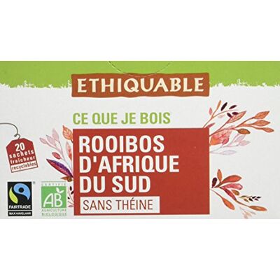 Ethiquable - Rooibos Infusion Bio - Thé - Publicité Ethiquable - Rooibos Infusion Bio - Thé - Publicité