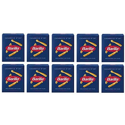 Barilla Lot de 10 bâtonnets Casarecce No. 287 italiens pâtes 500 g - Publicité Barilla Lot de 10 bâtonnets Casarecce No. 287 italiens pâtes 500 g - Publicité