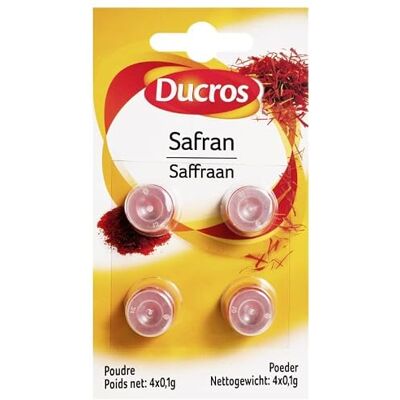 DUCROS Safran 0,4G Lot De 3 - Publicité DUCROS Safran 0,4G Lot De 3 - Publicité
