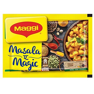 Maggi Masala Magic, sachet 6,5 grammes Lot de 48 Végétarien - Publicité Maggi Masala Magic, sachet 6,5 grammes Lot de 48 Végétarien - Publicité