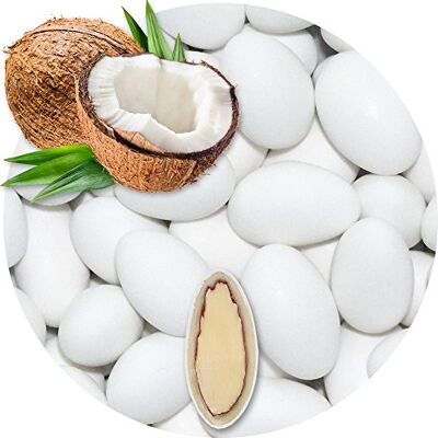 EinsSein 1kg Dragees amandes au chocolat noix de coco mat ca. 160 pièce Dragées Mariage Baptême Communion Célébrer Fête Candybar cadeaux d’invités Amandes chocolatées enrobées de sucre - Publicité EinsSein 1kg Dragees amandes au chocolat noix de coco mat ca. 160 pièce Dragées Mariage Baptême Communion Célébrer Fête Candybar cadeaux d’invités Amandes chocolatées enrobées de sucre - Publicité