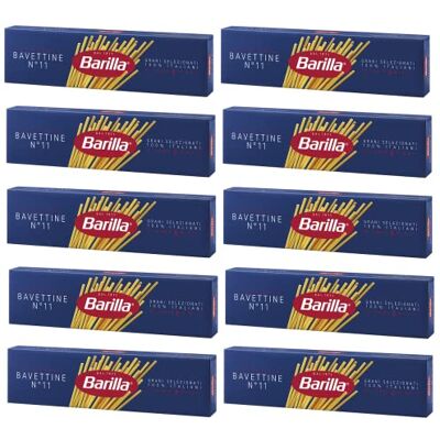 Barilla 10 x Bavettine n ° 11 italienne Pâte 500 g - Publicité Barilla 10 x Bavettine n ° 11 italienne Pâte 500 g - Publicité