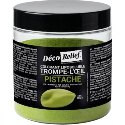 Déco Relief Colorant Liposoluble Pistache 100 g Spécial Trompe L’Œil Colorant Alimentaire en Poudre Pour Gâteaux, Pâtisseries, Yaourts Arôme Concentré CH31 - Publicité Déco Relief Colorant Liposoluble Pistache 100 g Spécial Trompe L’Œil Colorant Alimentaire en Poudre Pour Gâteaux, Pâtisseries, Yaourts Arôme Concentré CH31 - Publicité