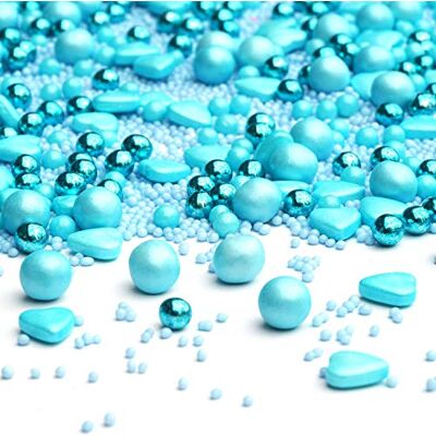 mySprinkles wir streuseln Liebe MySprinkles Sachet de sucre Prince bleu clair 180 g - Publicité mySprinkles wir streuseln Liebe MySprinkles Sachet de sucre Prince bleu clair 180 g - Publicité