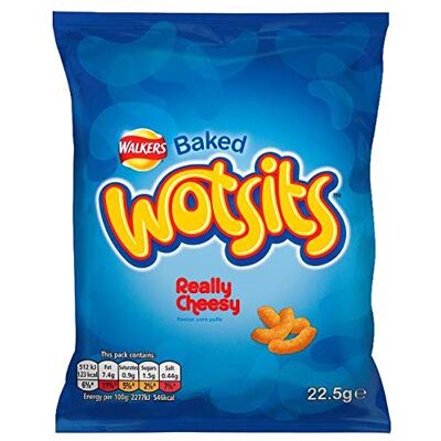 Wotsits Sachet standard de fromage 22,5 g Lot de 12 - Publicité Wotsits Sachet standard de fromage 22,5 g Lot de 12 - Publicité