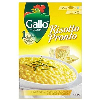 Riso Gallo Riso Risotto Gallo Pronto 4 Fromages 175G Paquet de 2 - Publicité Riso Gallo Riso Risotto Gallo Pronto 4 Fromages 175G Paquet de 2 - Publicité