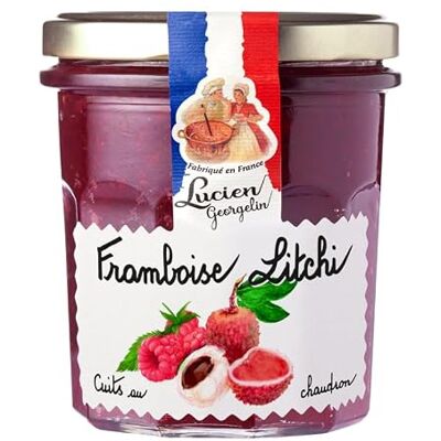 LUCIEN GEORGELIN Préparation de fruits Framboise Litchi le bocal de 320g - Publicité LUCIEN GEORGELIN Préparation de fruits Framboise Litchi le bocal de 320g - Publicité