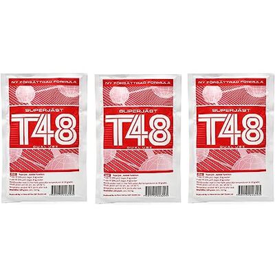 AlcoFermBrew 3 x Turbo Levure T48 140g, Levure pour la fermentation du sucre et des fruits Distillateurs - Publicité AlcoFermBrew 3 x Turbo Levure T48 140g, Levure pour la fermentation du sucre et des fruits Distillateurs - Publicité