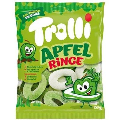 Trolli Anneaux de pomme 150 g - Publicité Trolli Anneaux de pomme 150 g - Publicité