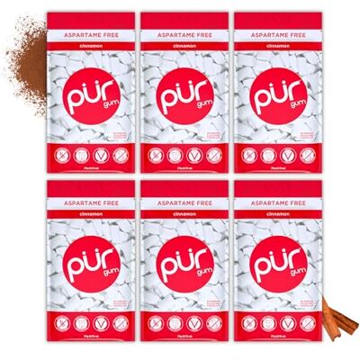 Pur Gum Xylitol Chewing Gum Sans Sucre à la Cannelle - Chewing Gum - Publicité Pur Gum Xylitol Chewing Gum Sans Sucre à la Cannelle - Chewing Gum - Publicité