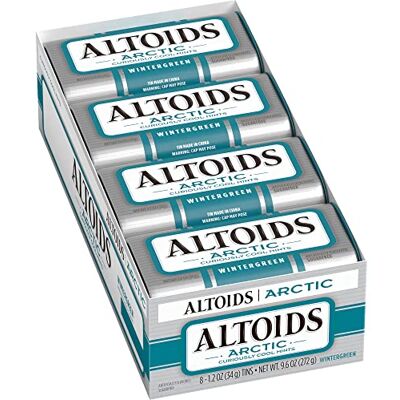 Altoids Arctic Mints, Wintergreen, 1.2 Ounce (8 count) - Publicité Altoids Arctic Mints, Wintergreen, 1.2 Ounce (8 count) - Publicité