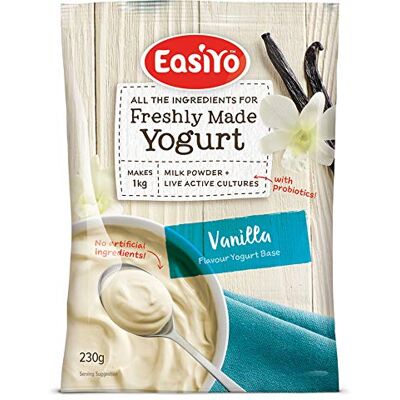 EasiYo Doux Vanille Yaourt Mix 230g - Publicité EasiYo Doux Vanille Yaourt Mix 230g - Publicité