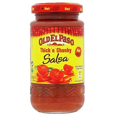 Old El Paso Ancien El Paso Épaisseur 'N' Chunky Salsa Chaude (226G) - Publicité Old El Paso Ancien El Paso Épaisseur 'N' Chunky Salsa Chaude (226G) - Publicité
