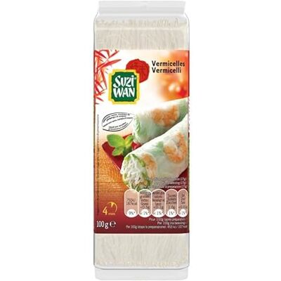 SUZI WAN Vermicelles De Haricots Mungo 100G Lot De 4 - Publicité SUZI WAN Vermicelles De Haricots Mungo 100G Lot De 4 - Publicité
