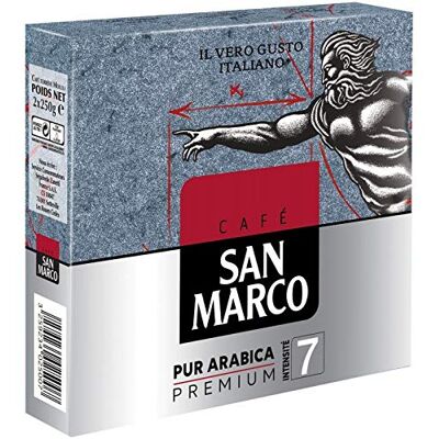 genéric SAN MARCO Café Moulu Pur Arabica 500G Trois Articles - Publicité genéric SAN MARCO Café Moulu Pur Arabica 500G Trois Articles - Publicité