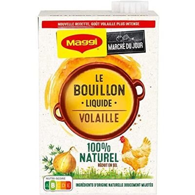 Maggi Le Bouillon Liquide Volaille 100% Naturel 40cl - Publicité Maggi Le Bouillon Liquide Volaille 100% Naturel 40cl - Publicité