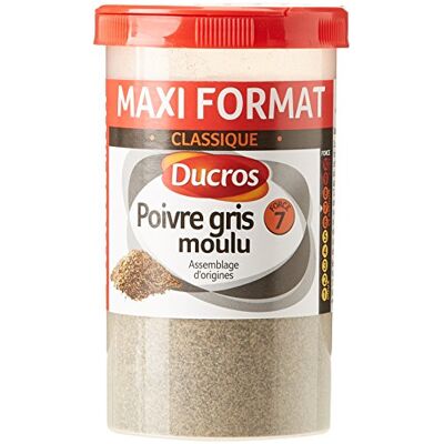 DUCROS Poivre Gris Moulu 90 g - Publicité DUCROS Poivre Gris Moulu 90 g - Publicité